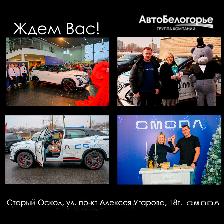 Сфера деятельности ДЦ Omoda Авто-Белогорье - продажа автомобилей, сервисное и гарантийное обслуживание г. Старый Оскол